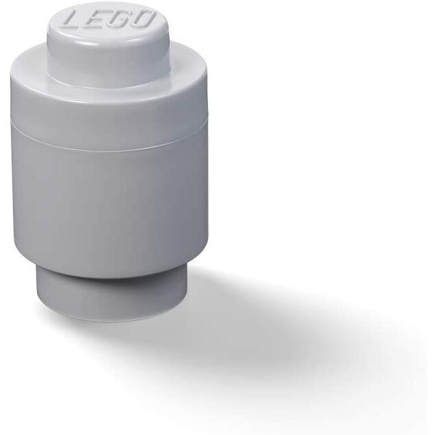 Room Copenhagen LEGO Storage Brick 1 round grey 40301740
