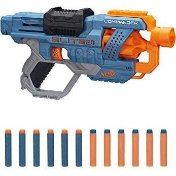 Jucarie Nerf Elite 2.0 Commander RD-6, Nerf Gun (light blue / orange)