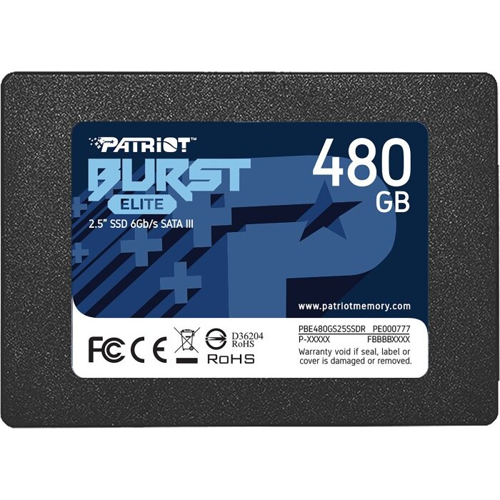 SSD Patriot Burst Elite 480GB, SATA III, 2.5inch - imagine 2