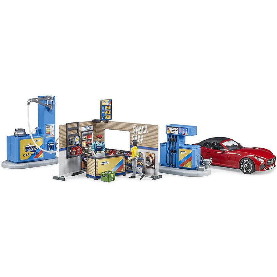 Jucarie bworld petrol station with washing area - 62111