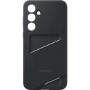 Card Slot Case Black pentru Galaxy A35