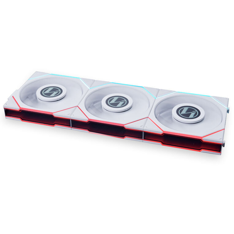 Ventilator UNI FAN TL LCD Series Reverse Blade  3er-Pack + Controller  120mm