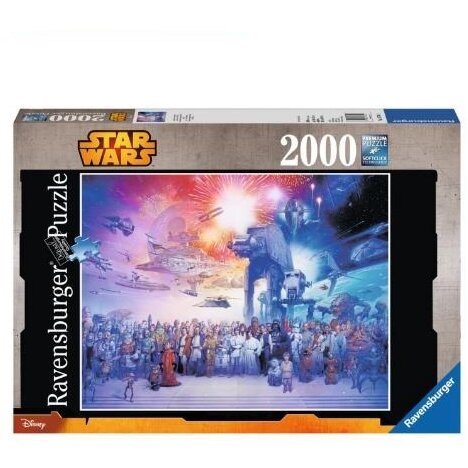 Puzzle Ravensburger Universul Star Wars 2000 Piese 14 Ani + Multicolor