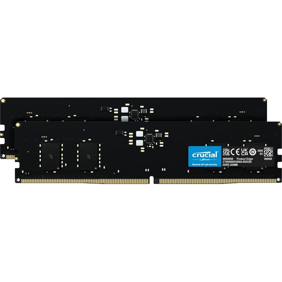Memorie DDR5 - 16 GB - 4800 - CL - 40 Dual Kit, memory (black, CT2K8G48C40U5)