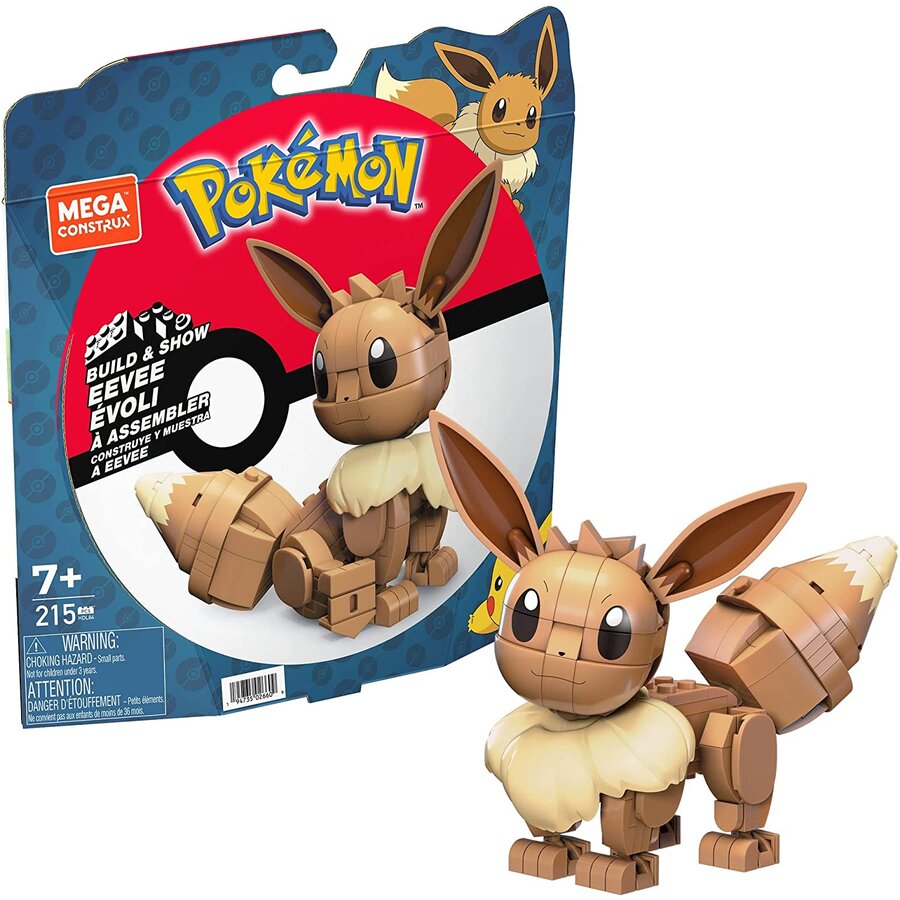 Mega Construx Pokemon Build & Show Eevee Construction Toy