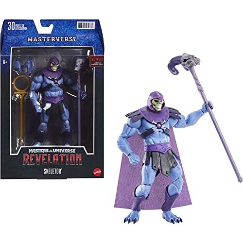 Jucarie Masters of the Universe Origins/Revelation Skeletor 18cm - GYV10