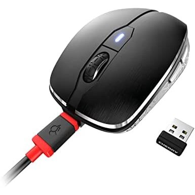 Mouse Wireless Cherry MW 8C ADVANCED DPI Ajustabil Negru/Argintiu — imaginea 5