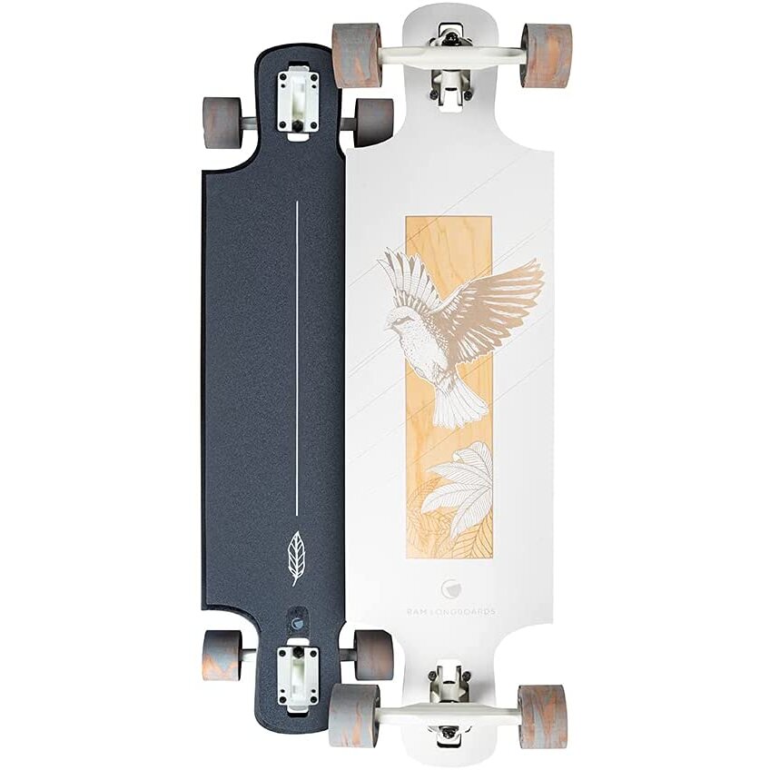 Jucarie Longboard Nivo Pure (white/bronze)