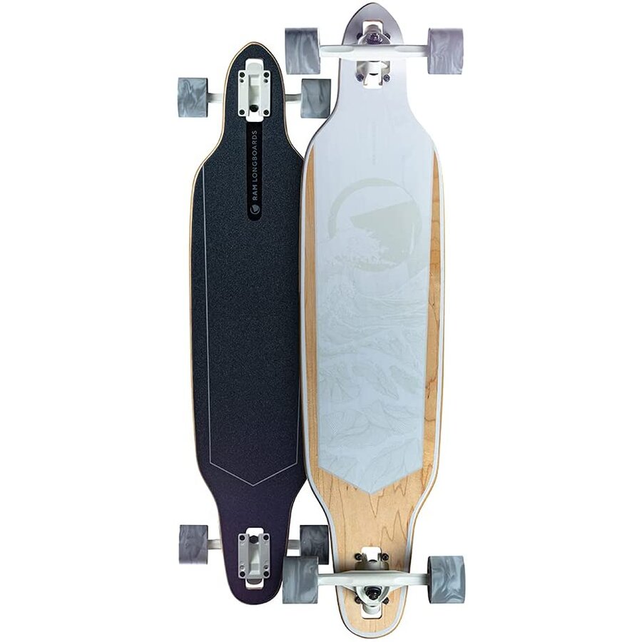 Jucarie Longboard Solitary Blanc de blanc (white/grey)