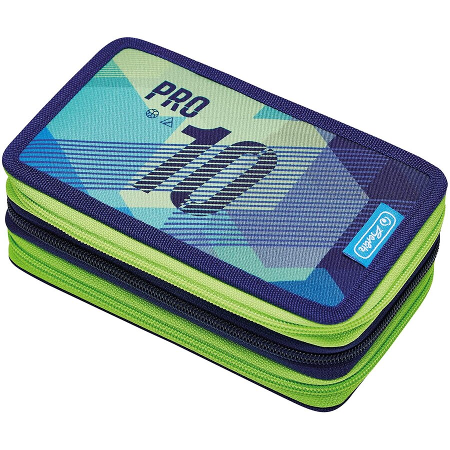 Jucarie TriCase Green Goal, wallet (green/blue, 31 pieces)