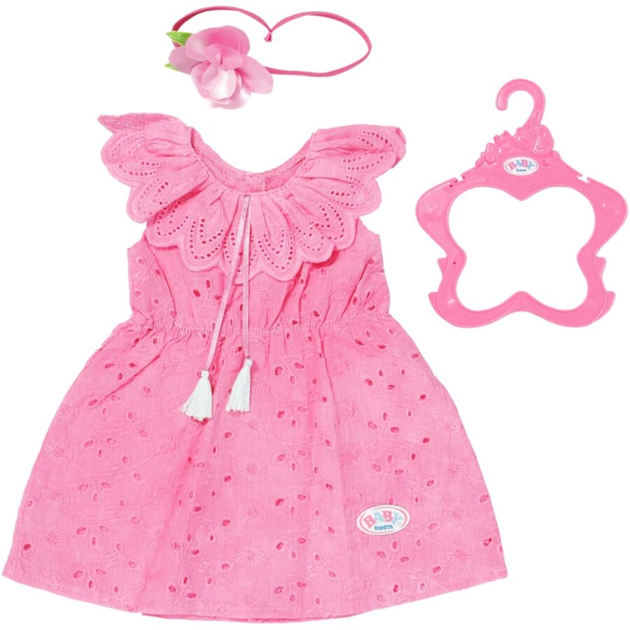 ZAPF Creation BABY born Trend flower dress 43cm, doll accessories (dress and hair band, including cl