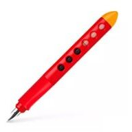 Jucarie Scribolino fountain pen, left-handed, red, fountain pen (red)