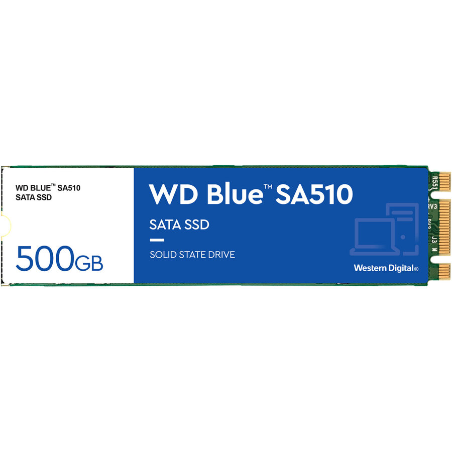 SSD Western Digital Blue SA510 500GB SATA-III M.2 2280 - imagine 2