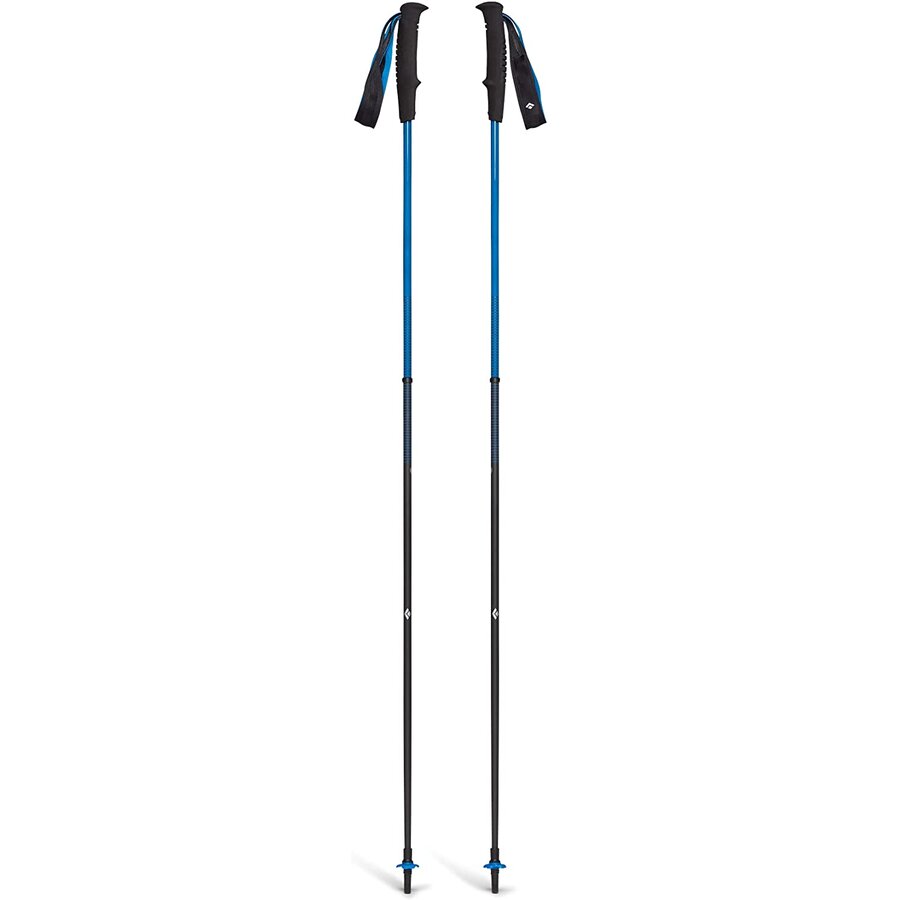 Black Diamond Distance Carbon trekking poles, fitness equipment (blue, 1 pair, 130 cm)