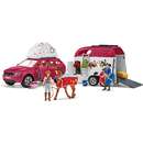 Horse Club adventures with car and horse trailer, toy figure