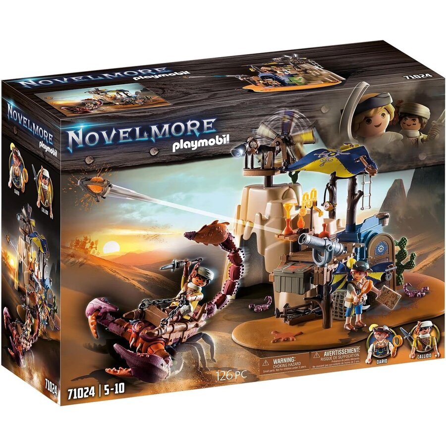 Set de Constructie 71024 Novelmore Sal'ahari Sands Vanatoarea De Scorpioni 126 Piese 5 Ani+ Multicolor