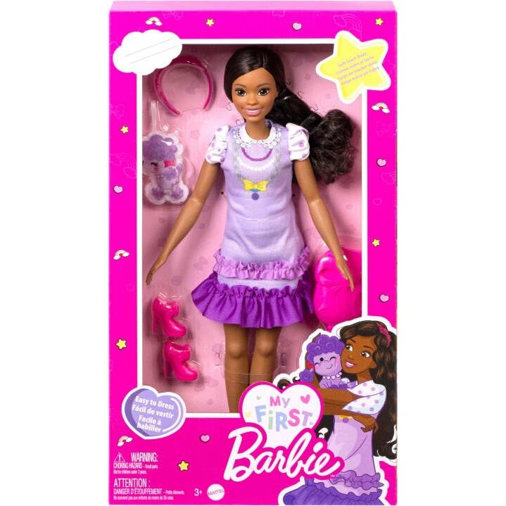 Mattel My First  Renee with Fox (black Hair) Doll