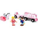 Disney Princess Sleeping Beauty Battery Locomotive Toy Vehicle (includes Princess Carriage, Prince Philip and Samson the Horse)