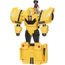 Transformers EarthSpark Spin Changer Bumblebee and Mo Malto Toy Figure