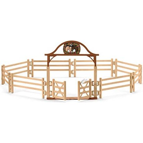 Jucarie Horse Club Paddock with entrance gate, play figure