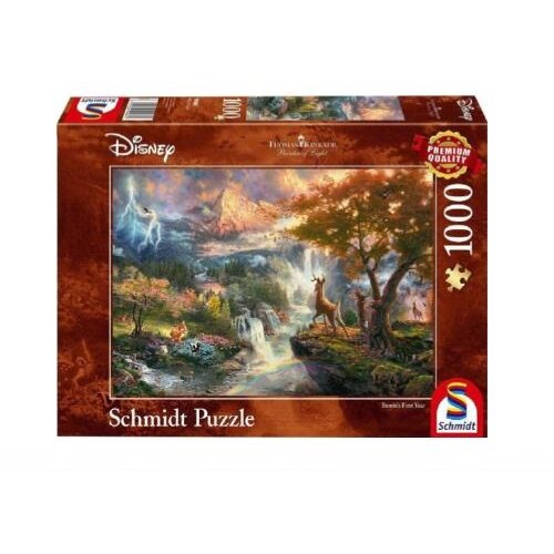 Schmidt Spiele 58512 Puzzle 1000 Pezzi – Laurie Prindle Rosa E Blu – Multicolore, Dimensioni 69,3x49,3 Cm – Per Adulti E Ragazzi Dai 12 Anni