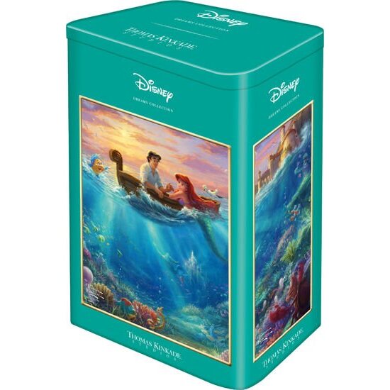 Schmidt Spiele Thomas Kinkade Studios: Disney - Ariel in the nostalgia metal box, jigsaw puzzle (500