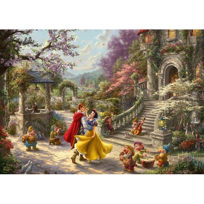 Schmidt Spiele Thomas Kinkade Studios: Painter of Light - Disney Snow white - Dance with the Prince,