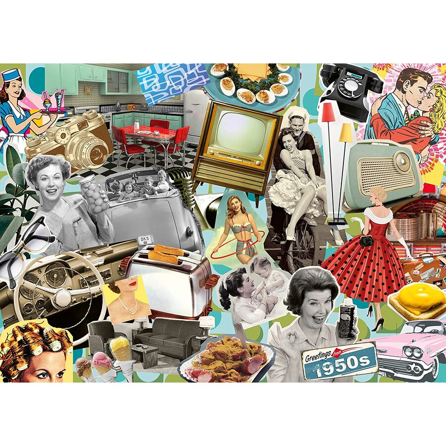 Jucarie Puzzle The 50s (1000 pieces)