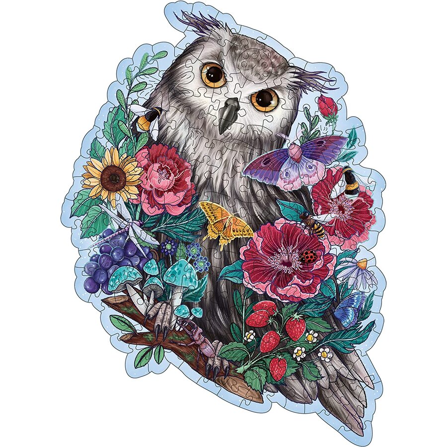 Jucarie Wooden Puzzle Mysterious Owl (150 pieces)