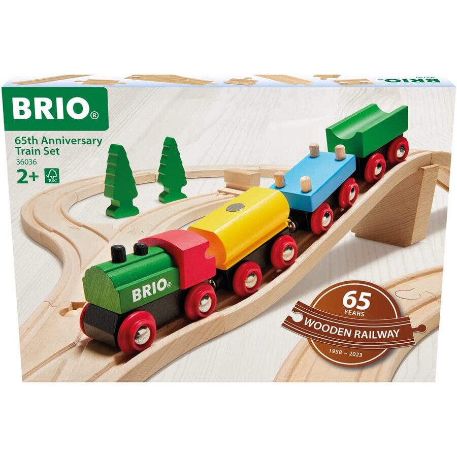 Jucarie 65 Years Wooden Railway Anniversary Train Set