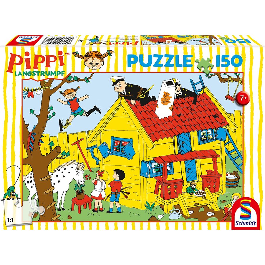 Schmidt games Pippi and the Villa Kunterbunt, jigsaw puzzle (150 pieces)