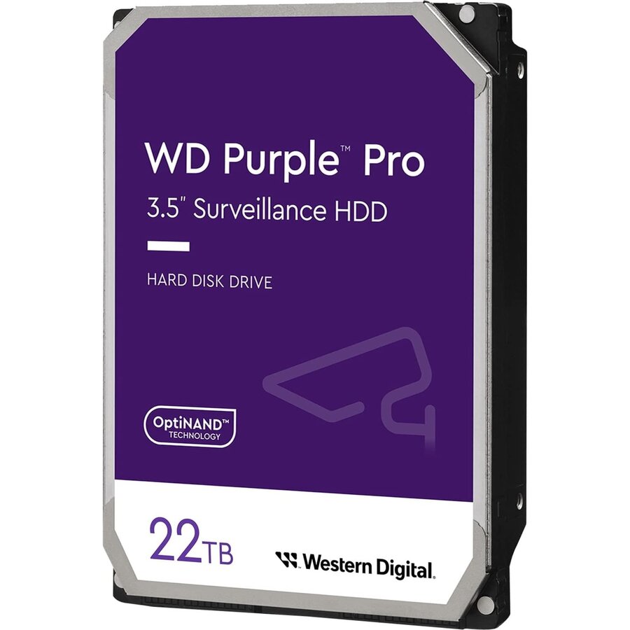 WD Purple Pro 22TB, hard drive (SATA 6 Gb/s, 3.5)