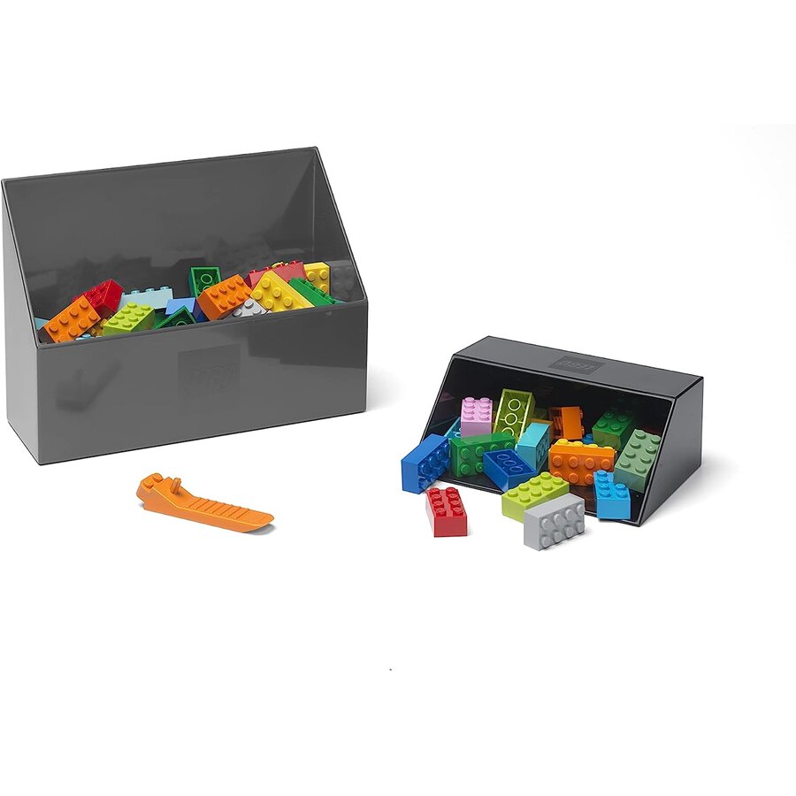 Room Copenhagen LEGO brick shovel set of 2, storage box (red)