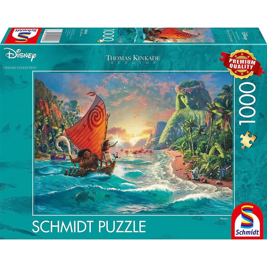 Schmidt Spiele Thomas Kinkade Studios: Moana - Moana, Jigsaw Puzzle (1000 pieces)