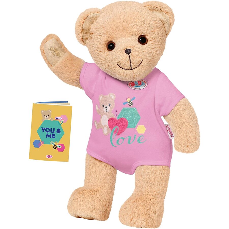 Zapf Creation Baby Born Bear Pink, Cuddly Toy