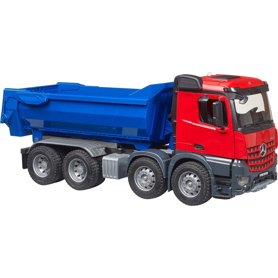 Jucarie Mercedes Benz Arocs Halfpipe tipper truck, model vehicle