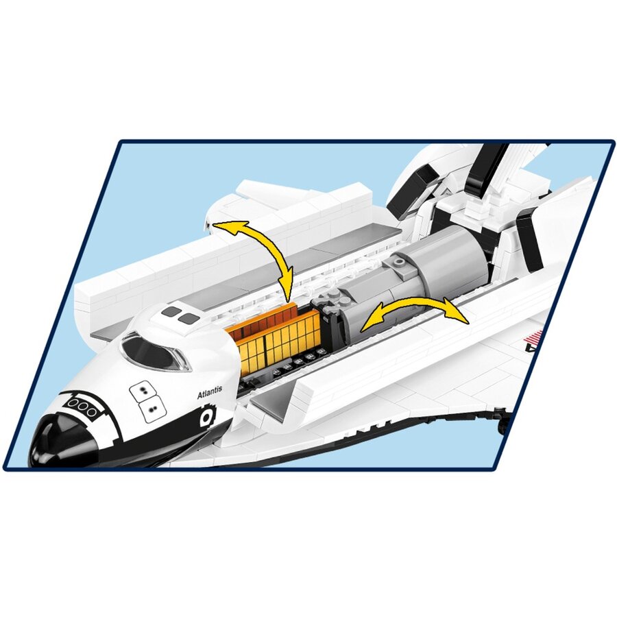 Jucarie Space Shuttle Atlantis Construction Toy (1:100 Scale)