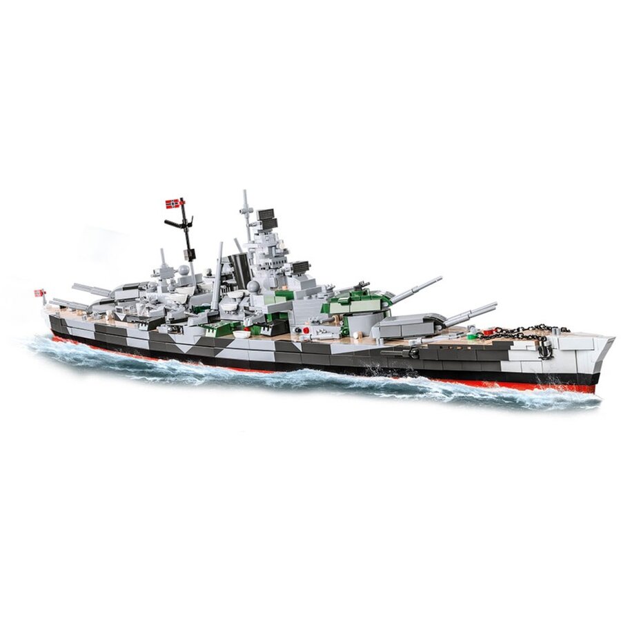 Jucarie Battleship Tirpitz, construction toy (scale 1:300)