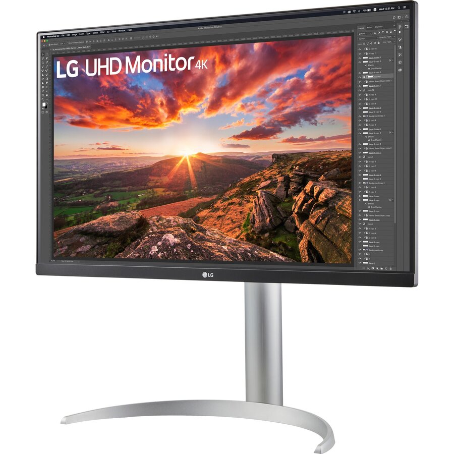 Monitor 27UP85NP-W, LED monitor - 27 - silver, UltraHD/4K, HDR, USB-C