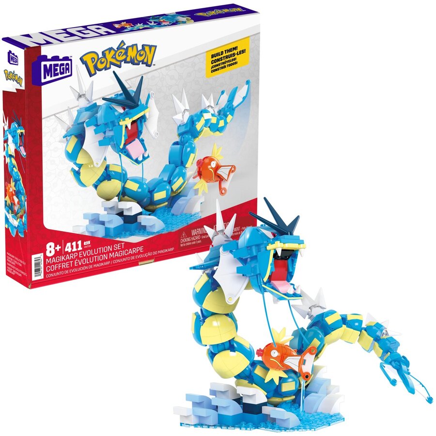 Mattel MEGA Pokémon Magikarp Evolution Set Construction Toy