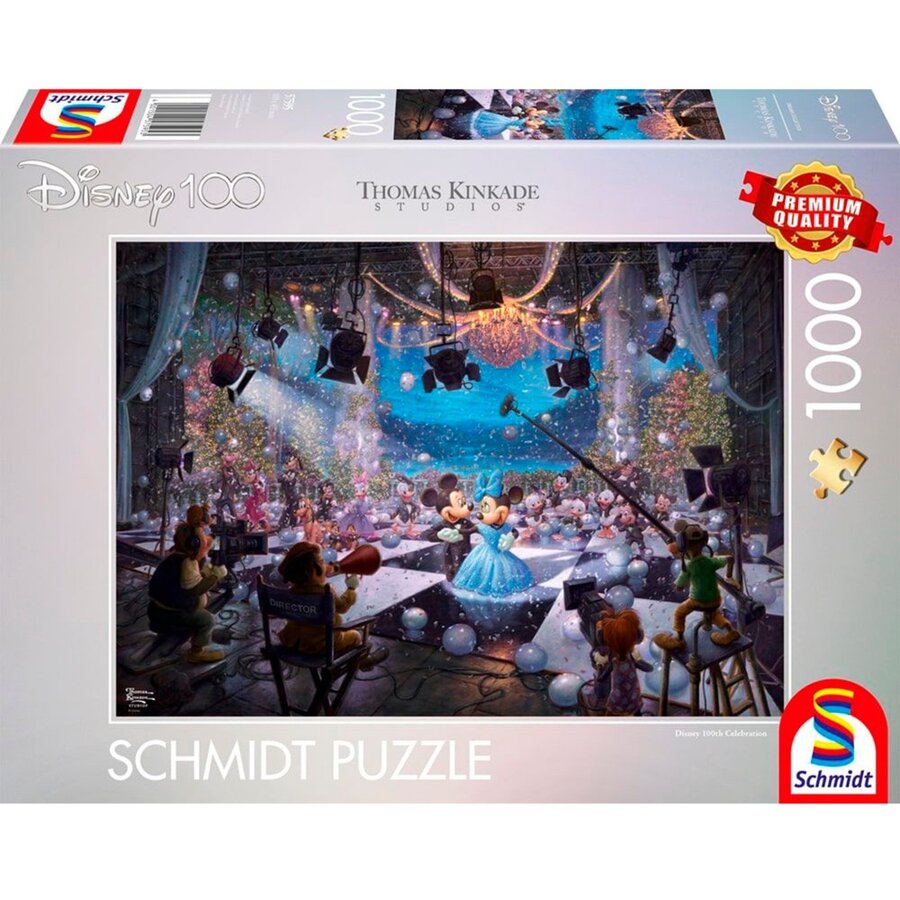 Schmidt Spiele Thomas Kinkade Studios: Disney 100th Celebration Special Edition 1, Jigsaw Puzzle (10