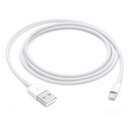 USB 2.0 adapter cable, USB-A plug > Lightning plug (white, 1 meter)