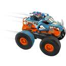 Wheels R/C MT Transf. Rhinomite, RC (black/orange, incl.  Monster Truck Race Ace in 1:64 scale)