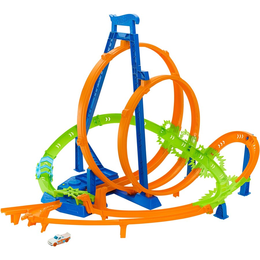 Hot Wheels Epic Crash Race Track (includes 1 toy car)