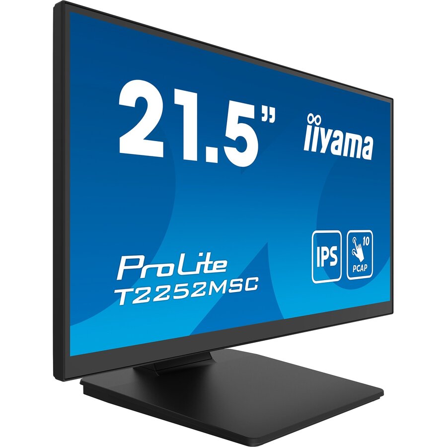 Monitor ProLite T2252MSC-B2, LED monitor - 21.5 - black (matt), touch, FHD, HDMI