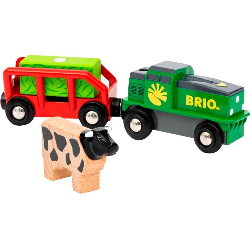 Jucarie World Farm Battery Train Toy Vehicle