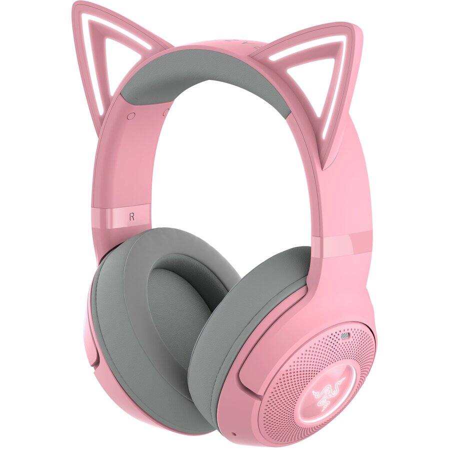 Casti Kraken Kitty V2 Bluetooth Gaming Pink