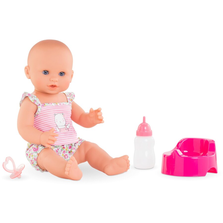 Jucarie Corolle Mon Grand Poupon Emma Drink+wet Bath Baby Doll