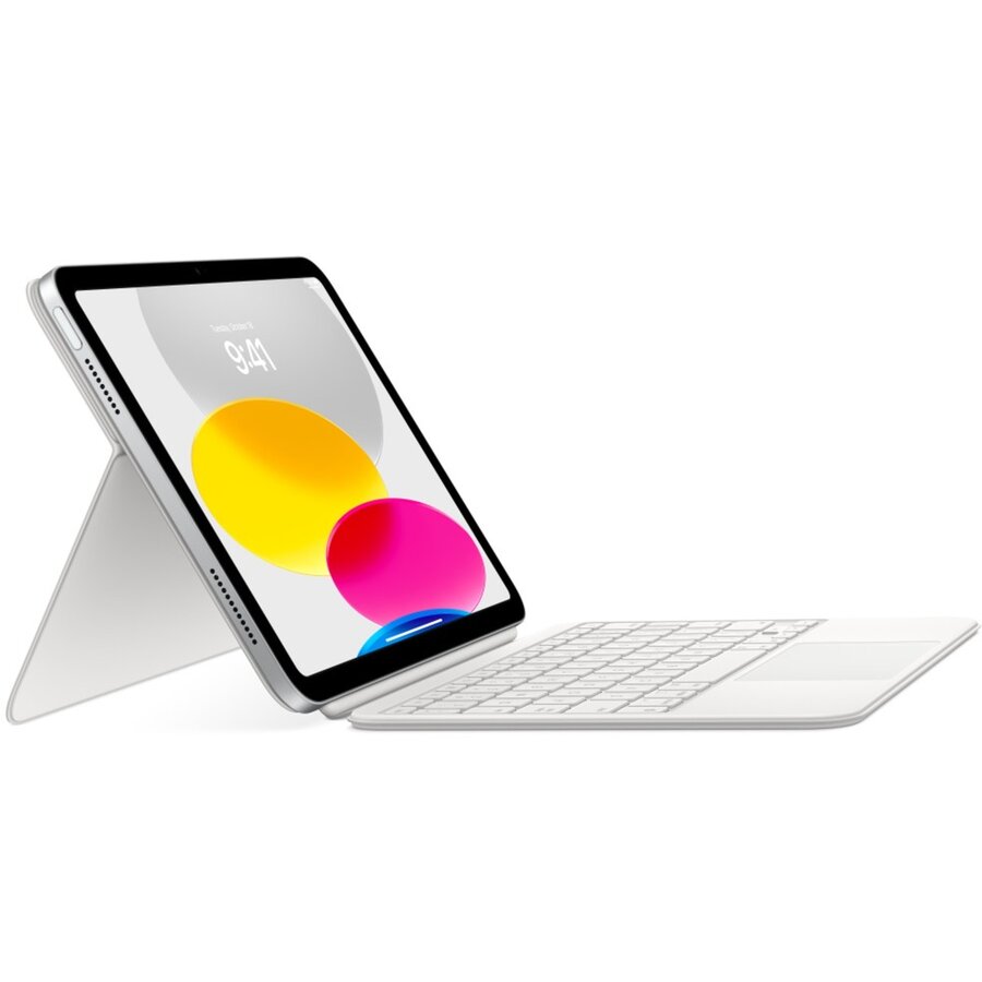 Husa cu Tastatura MQDP3LB/A Magic Keyboard Folio Pentru iPad (10th gen) US English Alb