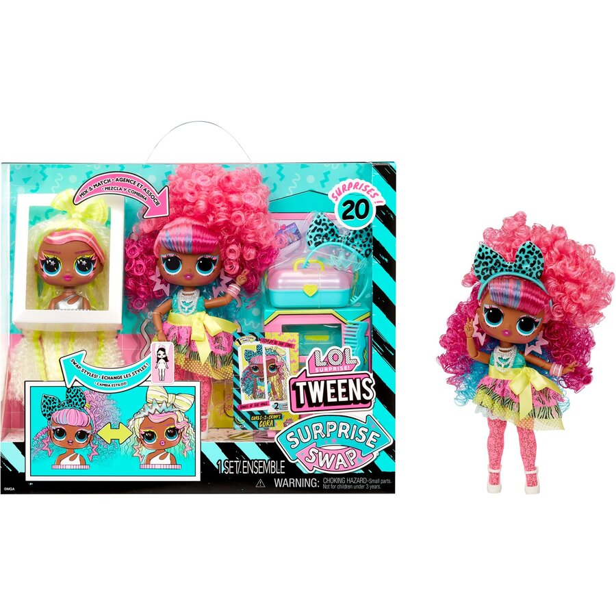 MGA Entertainment L.O.L. Surprise Tweens Surprise Swap Fashion Doll - Curls-2-Crimps Cora